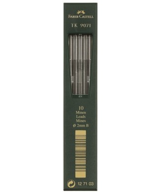 FABER-CASTELL ΜΥΤΕΣ 2mm 3B 127103