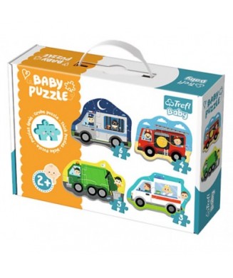 TREFL ΠΑΖΛ BABY PROFESSIONS AND VEHICLES 4 ΤΕΜ. 36071