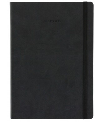 LEGAMI NOTEBOOK 17χ24 LARGE PLAIN BLACK MYNOT0081