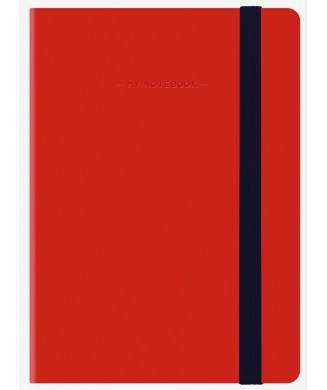 LEGAMI NOTEBOOK 9χ13 SMALL LINED RED MYNOT0002