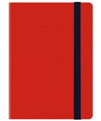 LEGAMI NOTEBOOK 9χ13 SMALL PLAIN RED MYNOT0022