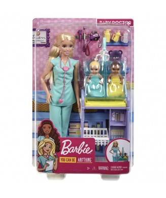 MATTEL BARBIE ΚΟΥΚΛΑ ΠΑΙΔΙΑΤΡΟΣ GKH23