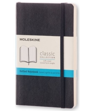 MOLESKINE ΣΗΜΕΙΩΜΑΤΑΡΙΟ POCKET SOFT DOTTED BLACK