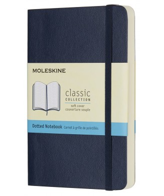 MOLESKINE ΣΗΜΕΙΩΜΑΤΑΡΙΟ POCKET SOFT DOTTED SAPPHIRE BLUE