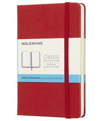 MOLESKINE ΣΗΜΕΙΩΜΑΤΑΡΙΟ POCKET HARD DOTTED SCARLET RED