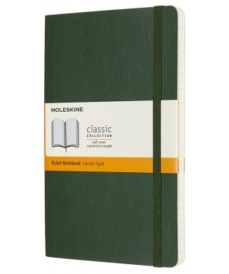 MOLESKINE ΣΗΜΕΙΩΜΑΤΑΡΙΟ LARGE SOFT RULED MYRTLE GREEN