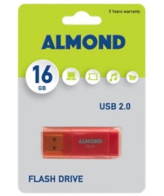 ALMOND USB 2.00 16GB ΠΟΡΤΟΚΑΛΙ