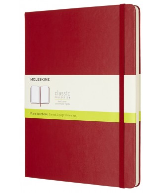 MOLESKINE ΣΗΜΕΙΩΜΑΤΑΡΙΟ XLARGE HARD PLAIN CLASSIC SCARLET RED