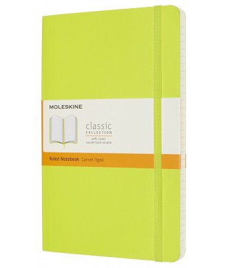 MOLESKINE ΣΗΜΕΙΩΜΑΤΑΡΙΟ LARGE SOFT RULED CLASSIC LEMON