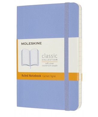 MOLESKINE ΣΗΜΕΙΩΜΑΤΑΡΙΟ POCKET SOFT RULED HERRINGBONE BLUE