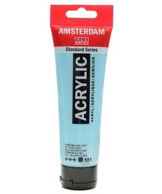 TALENS ΑΚΡΥΛΙΚΟ AMSTERDAM 120ml 551 SKY BLUE LIGHT