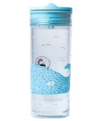 SLIDECUP CRYSTAL 550ml WHALE TCS104