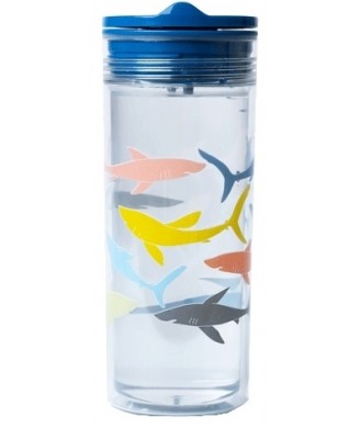 SLIDECUP CRYSTAL 550ml SHARKS TCS106