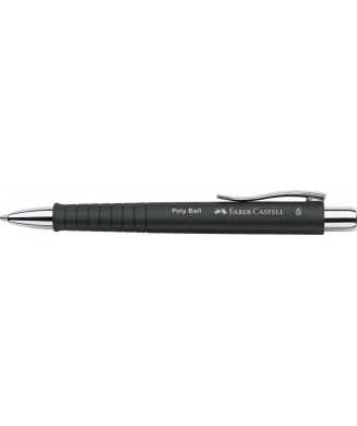 FABER-CASTELL ΣΤΥΛΟ POLYBALL XB BLACK 241153