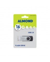 ALMOND USB STICK 16GB ΜΑΥΡΟ