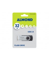 ALMOND USB STICK 32GB ΜΑΥΡΟ