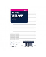 FILOFAX ΑΝΤΑΛΛΑΚΤΙΚΑ POCKET RULED WHITE 213008