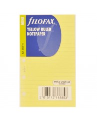 FILOFAX ΑΝΤΑΛΛΑΚΤΙΚΑ MINI RULED YELLOW 513010