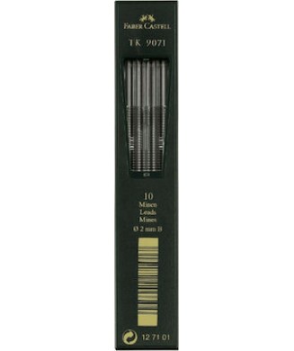 FABER-CASTELL ΜΥΤΕΣ 2mm B 10 ΤΕΜ. 127101