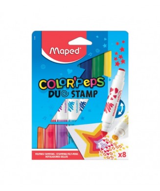 MAPED ΜΑΡΚΑΔΟΡΟΙ DUO STAMP 8 ΤΕΜ. 846808