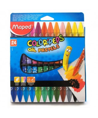 MAPED ΛΑΔΟΠΑΣΤΕΛ  COLOR PEPS  ΜΑΧΙ 24 ΤΕΜ. 864012