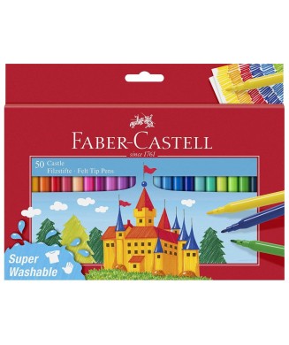 FABER-CASTELL ΜΑΡΚΑΔΟΡΟΙ SUPER WASHABLE 50 TEM. 554204