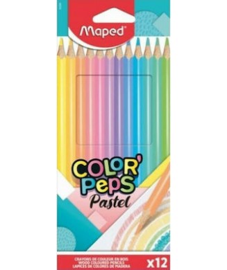 MAPED ΞΥΛΟΜΠΟΓΙΕΣ COLOP PEPS ΠΑΣΤΕΛ 12 ΤΕΜ. 832069