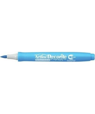 ARTLINE ΜΑΡΚΑΔΟΡΟΣ DECORITE BRUSH METALLIC BLUE EDFM-F