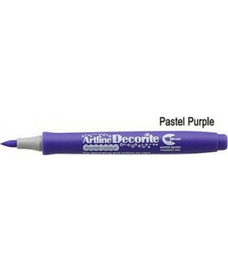 ARTLINE ΜΑΡΚΑΔΟΡΟΣ DECORITE BRUSH PASTEL PURPLE EDF-F