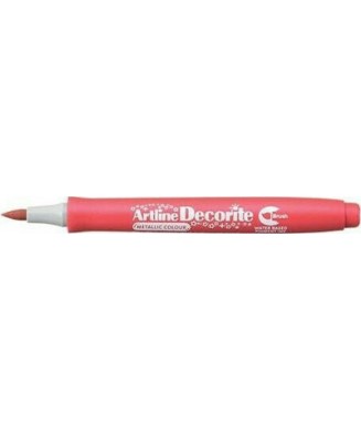 ARTLINE ΜΑΡΚΑΔΟΡΟΣ DECORITE BRUSH METALLIC RED EDFM-F