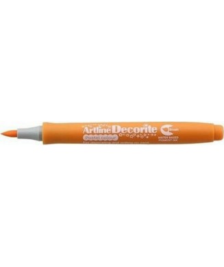 ARTLINE ΜΑΡΚΑΔΟΡΟΣ DECORITE BRUSH PASTEL ORANGE EDF-F