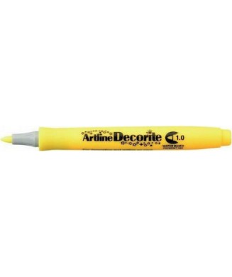 ARTLINE ΜΑΡΚΑΔΟΡΟΣ DECORITE BRUSH YELLOW EDF-F