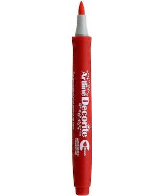 ARTLINE ΜΑΡΚΑΔΟΡΟΣ DECORITE BRUSH RED EDF-F