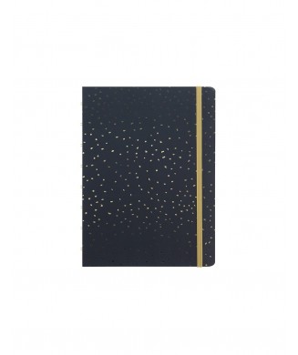 FILOFAX NOTEBOOK A5 CONFETTI CHARCOAL 115117