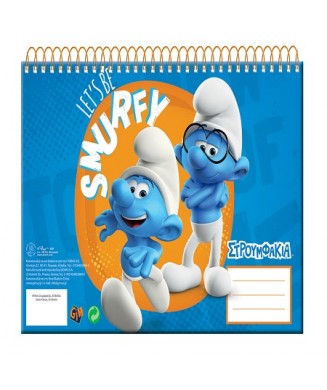 GIM ΜΠΛΟΚ ΖΩΓΡΑΦΙΚΗΣ Α4 30Φ SMURFS 344-20413