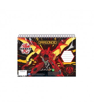 GIM ΜΠΛΟΚ ΖΩΓΡΑΦΙΚΗΣ Α4 30Φ BAKUGAN 334-56413