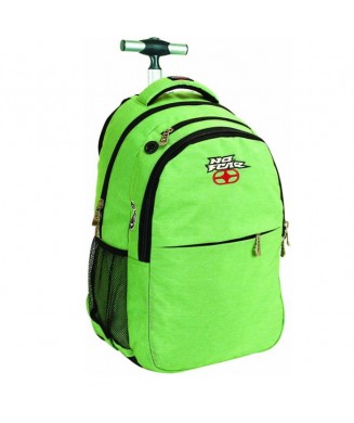 BACK ME UP ΤΣΑΝΤΑ TROLLEY NO FEAR LIGHT GREEN 347-35074