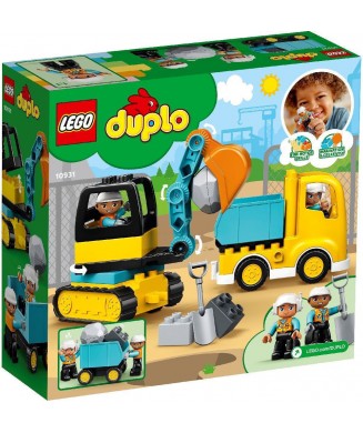 LEGO 10931 DUPLO TRUCK TRACKED EXCAVATOR