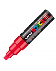 POSCA ΜΑΡΚΑΔΟΡΟΣ ΣΧΕΔΙΟΥ 8.0mm RED PC-8Κ