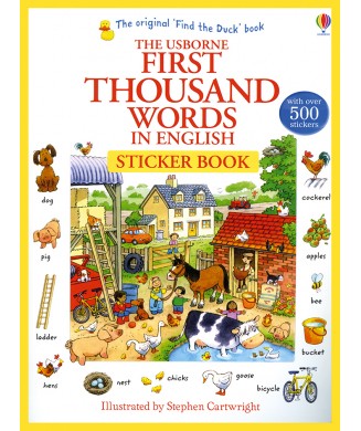 FIRST THOUSAND WORDS IN ENGLISH STICKER BOOK