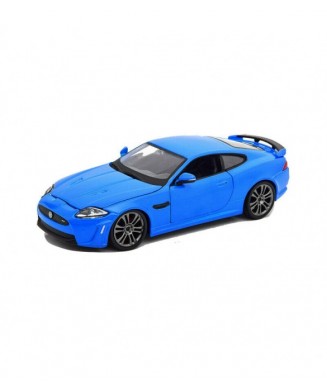 BURAGO 1 24 JAGUAR XKR-S BLUE 18 21063