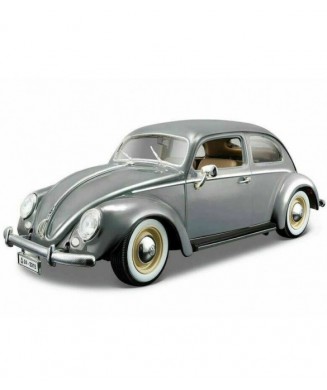 BURAGO 1 18 VOLKSWAGEN KAFEN-BEETLE 1955 GREY 18 12029