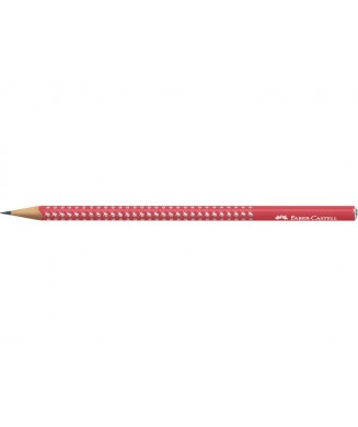 FABER-CASTELL ΜΟΛΥΒΙ GRIP SPARKLE 2 ΚΟΚΚΙΝΟ 118240