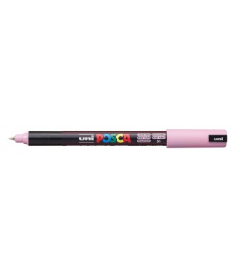 POSCA ΜΑΡΚΑΔΟΡΟΣ ΣΧΕΔΙΟΥ 0.7 LIGHT PINK PC-1MR