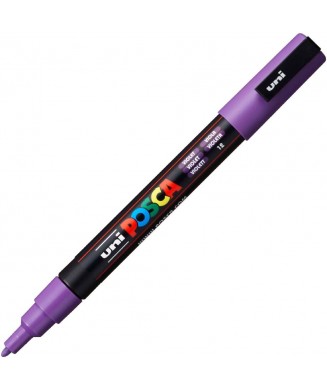 POSCA ΜΑΡΚΑΔΟΡΟΣ ΣΧΕΔΙΟΥ 0.9-1.3mm VIOLET PC-3M