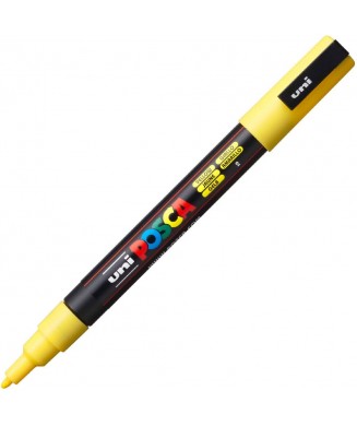 POSCA ΜΑΡΚΑΔΟΡΟΣ ΣΧΕΔΙΟΥ 0.9-1.3mm YELLOW PC-3M