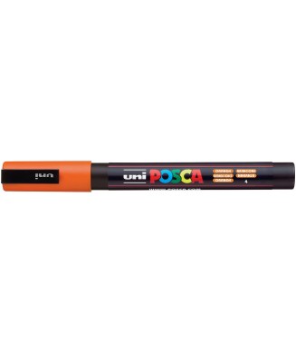 POSCA ΜΑΡΚΑΔΟΡΟΣ ΣΧΕΔΙΟΥ 0.9-1.3mm ORANGE PC-3M