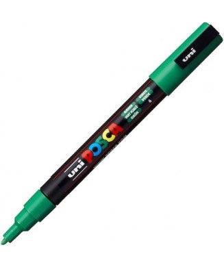 POSCA ΜΑΡΚΑΔΟΡΟΣ ΣΧΕΔΙΟΥ 0.9-1.3mm GREEN PC-3M