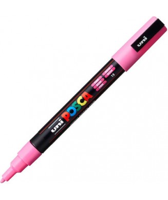 POSCA ΜΑΡΚΑΔΟΡΟΣ ΣΧΕΔΙΟΥ 0.9-1.3mm PINK PC-3M