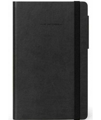 LEGAMI NOTEBOOK MEDIUM LINED BLACK MYNOT0165